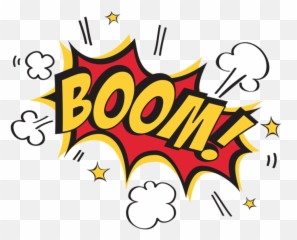 Explosion Clipart Kapow Explosion - Comic Book Png Emoji,Kapow Emoji