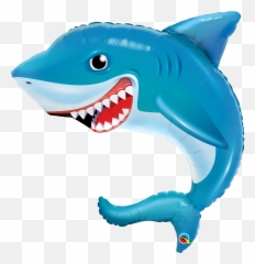 Wholesale Balloons Under The Sea Theme - Shark Foil Balloon Emoji,Emoji Balloons Wholesale