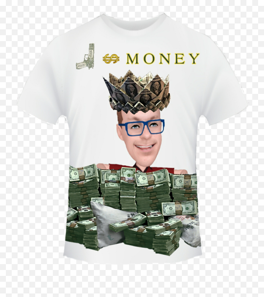 Shirt Clothing Money Dollar Sticker By Jmoney - 2 Emoji,Money Emoji Shirt