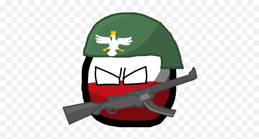 Polandball Countryballs Sticker - Countryballs Poland Emoji,Polandball Emoji