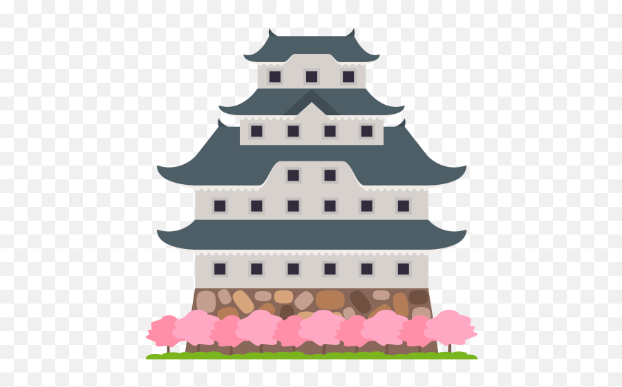 Emoji Japanese Castle To Copy Paste - Emoji De Templo Japones,Japanese Emoji