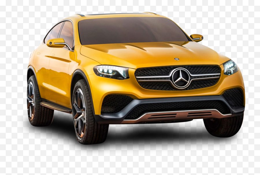 Yellow Mercedes Benz Glc Coupe Car Png - Mercedes Yellow Car Emoji,Mercedes Benz Emoji