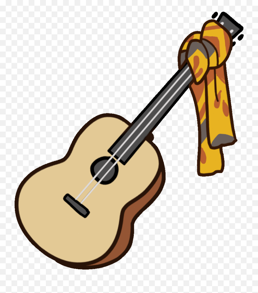 Acoustic Guitar Sticker By Netflix - Acoustic Guitar Sticker Png Emoji,Rock Guitar Emoji