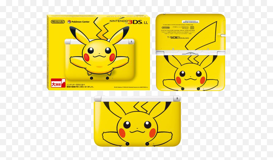3ds Xl Do Pikachu Chega Aos Eua No Fim - Nintendo 3ds Pikachu Emoji,Pokemon Mystery Dungeon Emoticons
