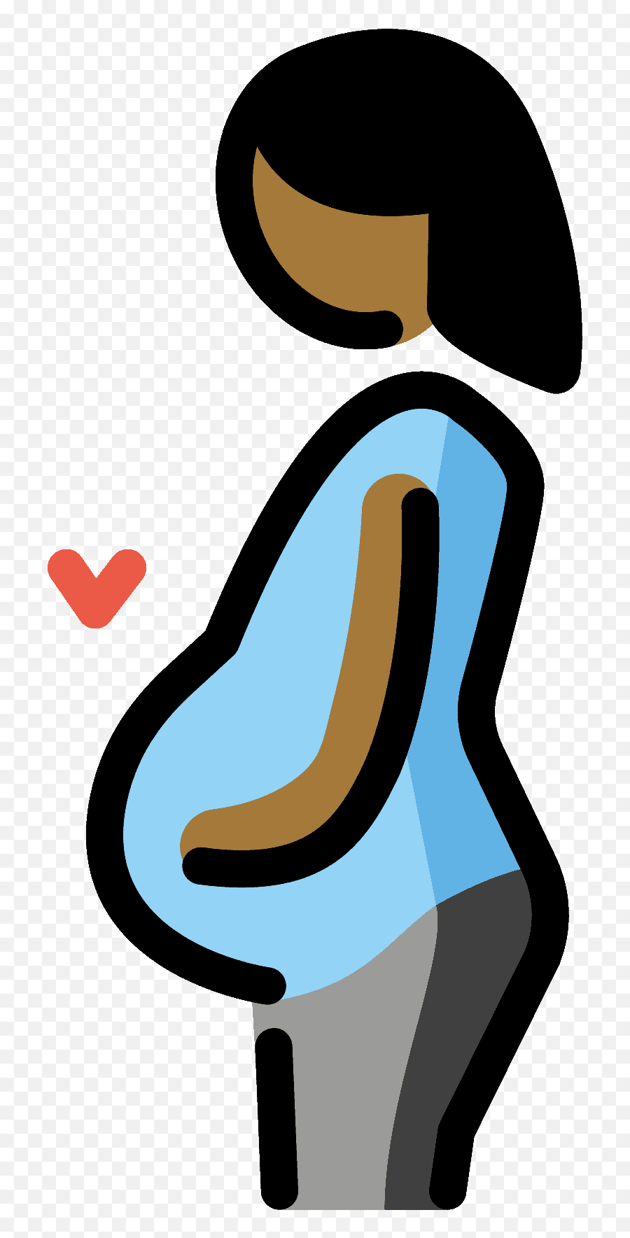 Pregnant Woman Emoji Clipart Free Download Transparent Png - Free Pregnancy Clip Art,Emojis Female Girls Women's