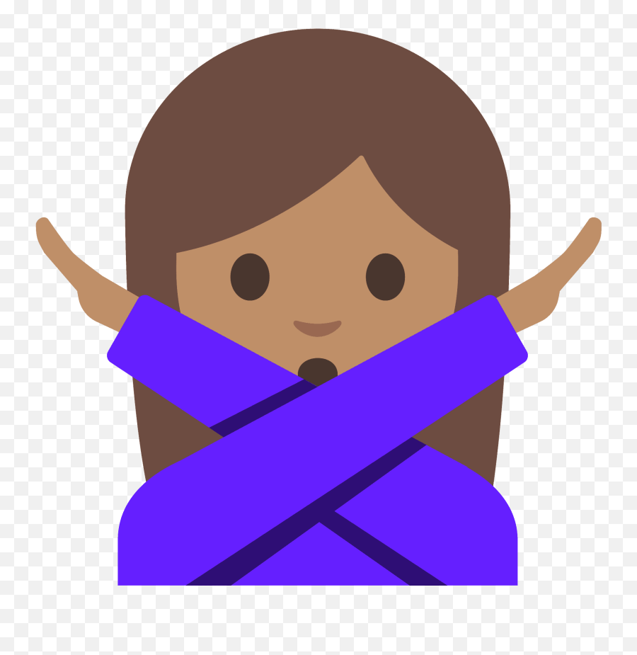Person Gesturing No Emoji Clipart Free Download Transparent - Clip Art,No Emoji Png