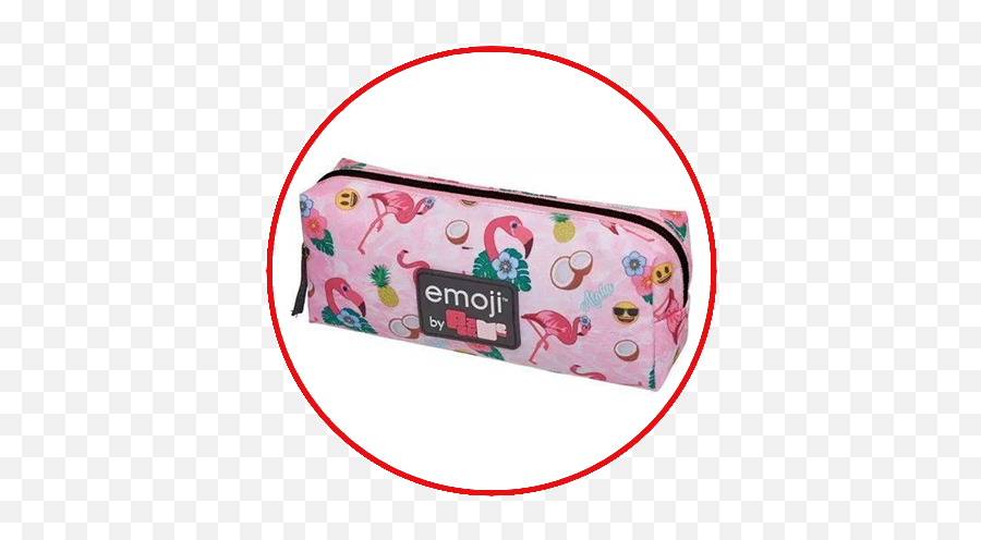 Estojo Escolar Emoji Flamingo 7790513 - Pacific Estojo Emoji,Flamingo Emoji