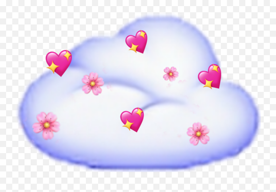 Tumblr Corazones Sticker - Girly Emoji,Emojis With Flowers In Beach Background