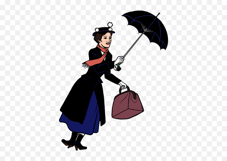 Disney Clipart Mary Poppins Pencil And - Character Mary Poppins Cartoon Emoji,Mary Poppins Emoji