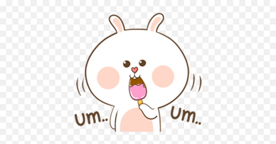Puffy Rabbit By Binh Pham - Tuagom Gif Animated Puffy Rabbit Kawaii Emoji,Tuagom Puffy Bear Emoticon