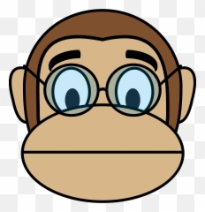 Big Image - Caricatura Imágenes De Monos Emoji,Monkey Emoji Png