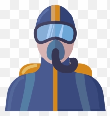 Diver Clipart - Diving Mask Emoji,Snorkel Emoji