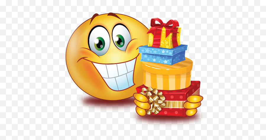 Shy With Gifts Emoji - Happy Birthday Wishes Sinhala,Pray Emoji