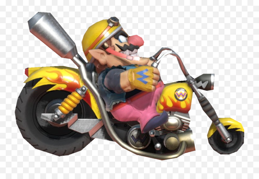 The Most Edited - Wario On Bike Png Emoji,Warioware Emoji
