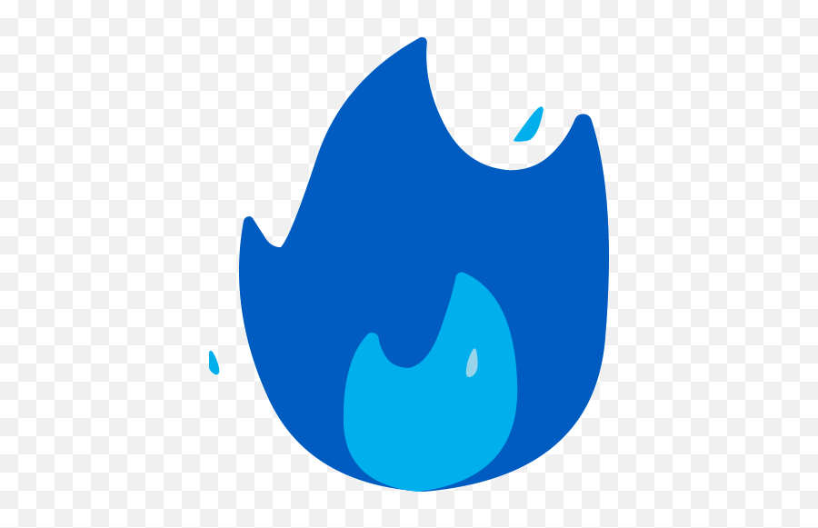 blue fire emoji
