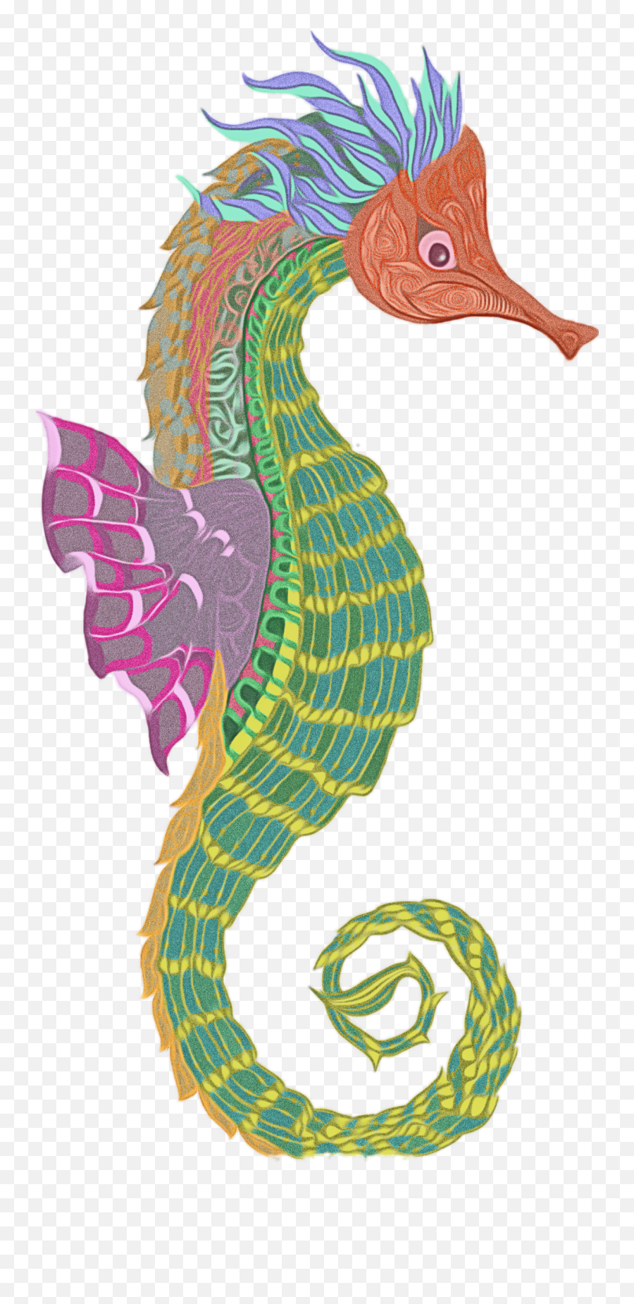 Seahorse - Decorative Emoji,Facebook Emoticons Seahorse