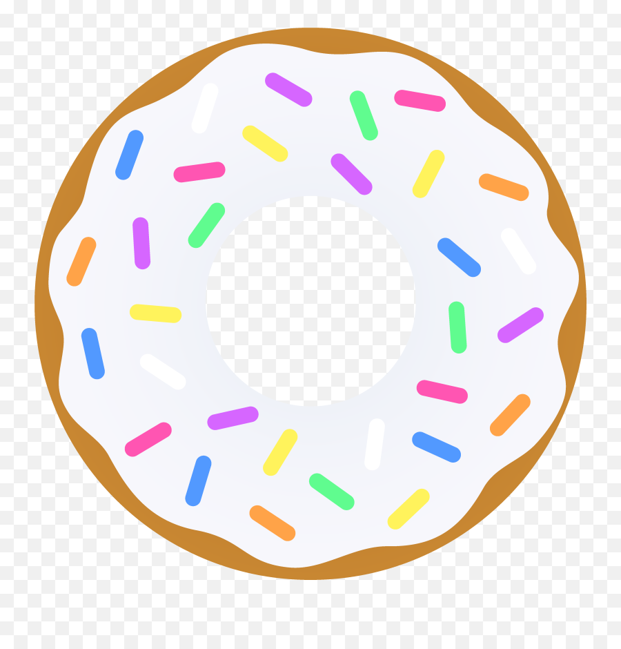 Donut Birthday Parties Birthday Donuts - Sprinkle Donut Clip Art Emoji,Donut Emoji Pillow