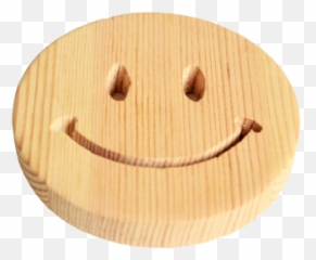 Smiley Face Wooden Emoji - Happy,Grass Emoji