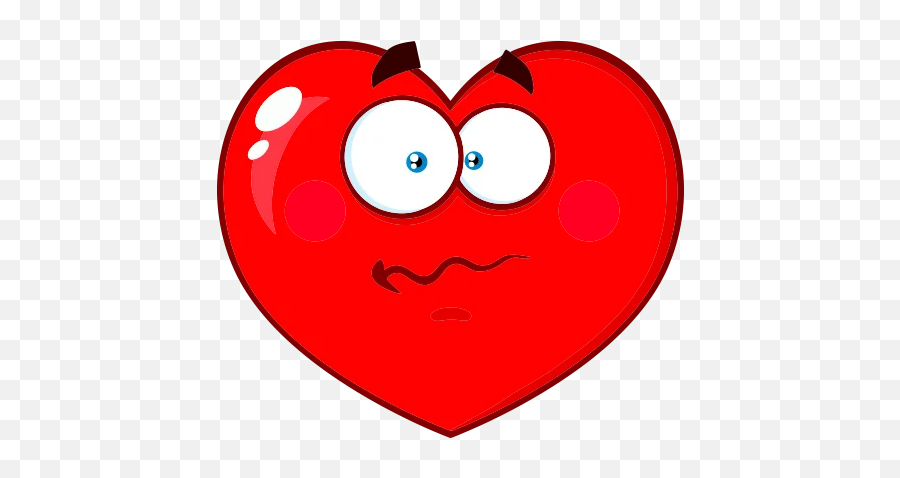 Heart Emoji - Stickers For Whatsapp,A Worried Emojis I Phones