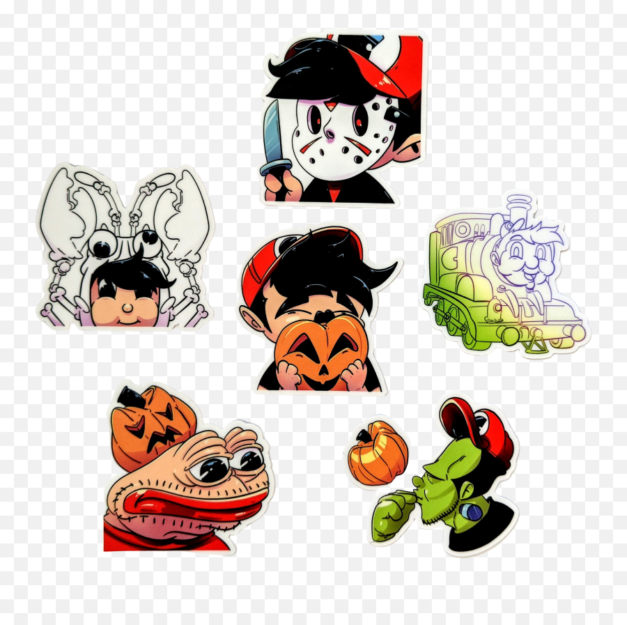 Chilled Halloween Twitch Emote Pack Free Shipping Emoji,Twitch Emoticon Artist