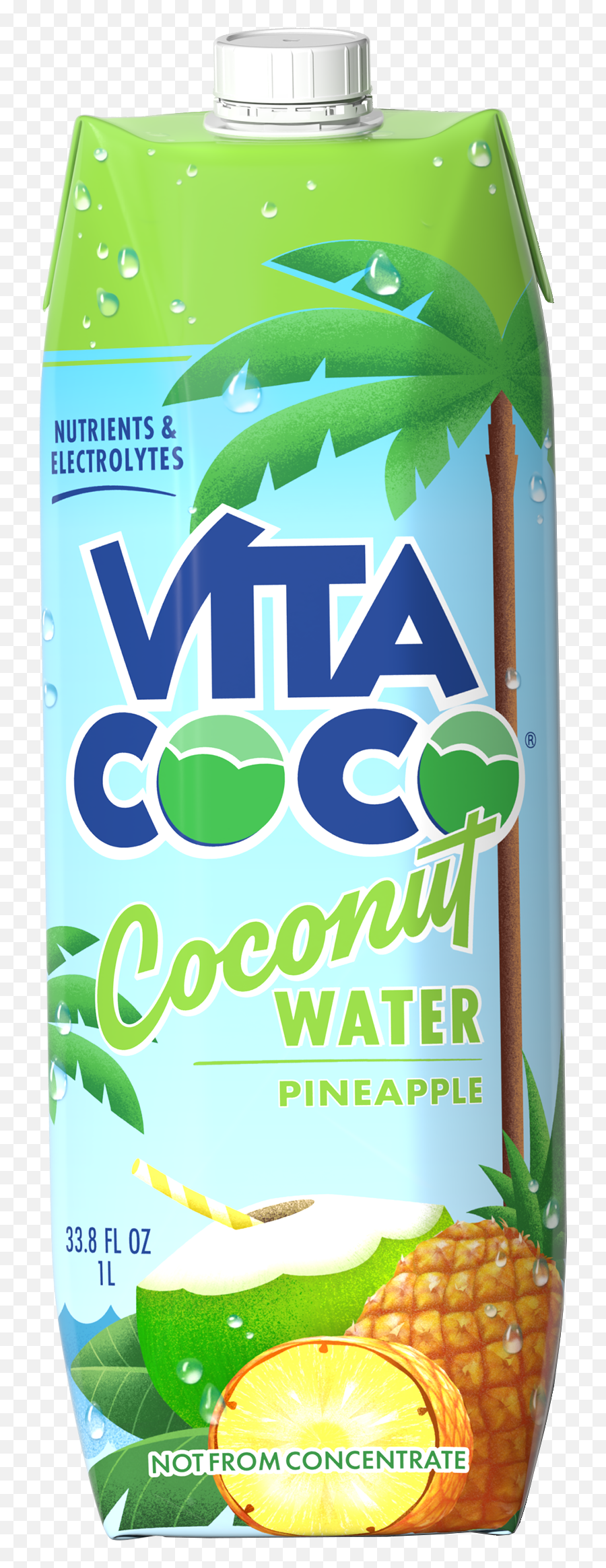 Vita Coco Coconut Water Pineapple 338 Fl Oz Tetra Emoji,Wallpapers For 1 1/2 In. Binders Pinaaple Emojis