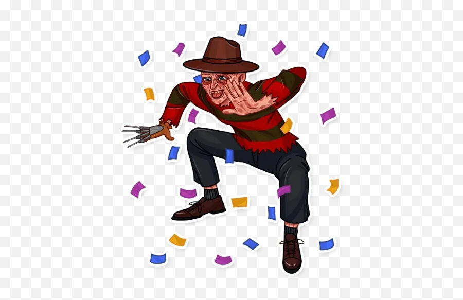 Freddy Kruegeru201d Stickers Set For Telegram - Stickers Freddy Krueger Do Whatsapp Emoji,Freddy Krueger Emoji