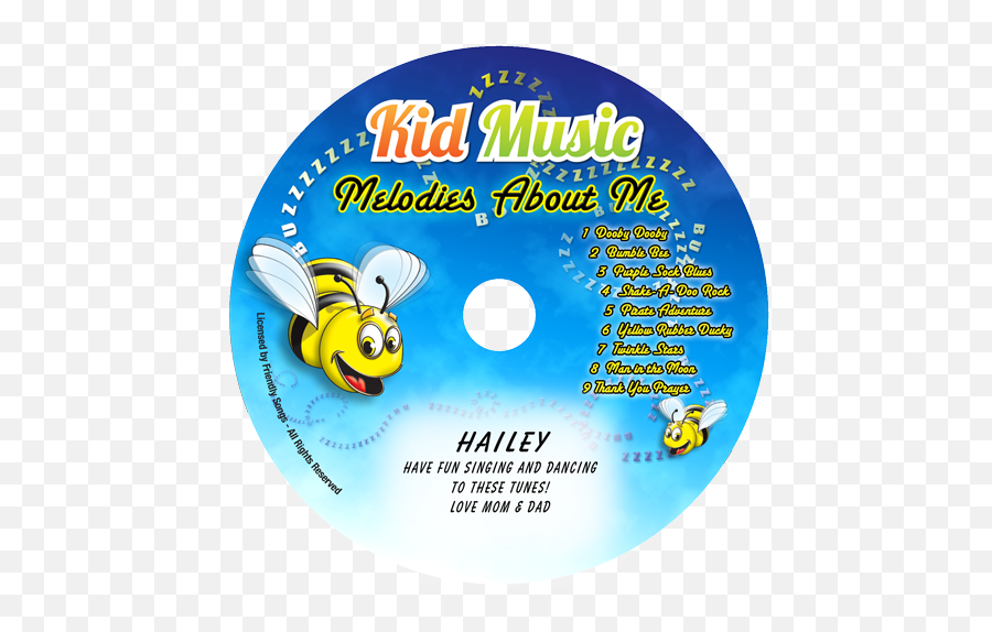 Melodies About Me Personalized Kids Music Cd - Kid Music Emoji,Adrianne Harris The Emotions
