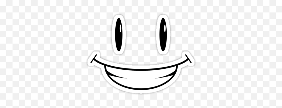 Happy Face Stickers By Hamsammy Redbubble - Clipart Best Emoji,Emoticon Sticker Redbubble