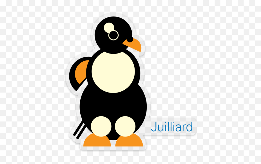 Juilliard Seal Sticker U2014 Juilliard Store Emoji,How To Do Dancing Penguin Emoticon On Hipchat