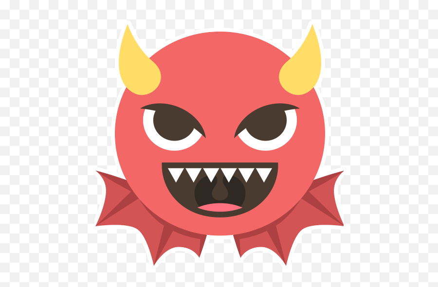 Angry Face With Horns Emoji Png - Royalpng,Angry Nose Emoji