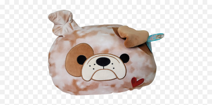 Squishmallows Official Kellytoys Plush 16 Inch Bronk The Dog Stackable With Heart Valentines Edition Ultimate Soft Stuffed Toy Emoji,Dog Heart Eyes Emoji