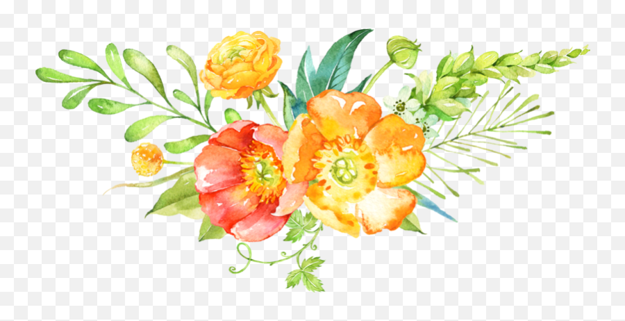 Boquet Bouquet Watercolor Sticker - Floral Emoji,Boquet Emoji