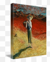 The Field Worker - Straw Hat Emoji,Paintings That Show Emotion