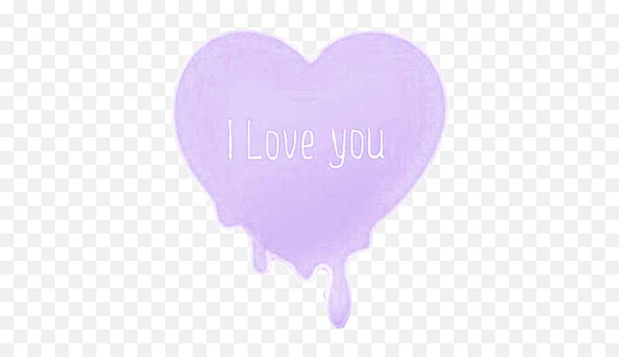 Iloveyou Love Heart Dripping Sticker - Event Emoji,Dripping Heart Emoji