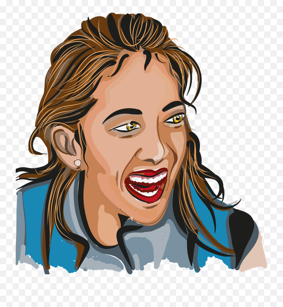 Free Photo Laugh Emotions Emoticon Happy Smile Funny - Max Pixel Girl Laughing Png Emoji,Laugh Emoticon