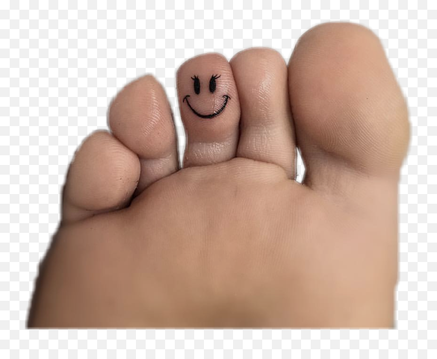 Pied Orteil Smiley Sticker - Happy Emoji,Foot Emoticon