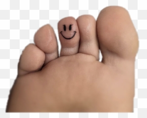 Pied Orteil Smiley Sticker - Happy Emoji,Foot Emoticon