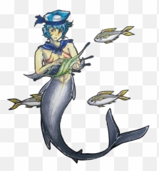 Fish Triton Merman Sailor Sticker - Fishes Emoji,Triton Emoji