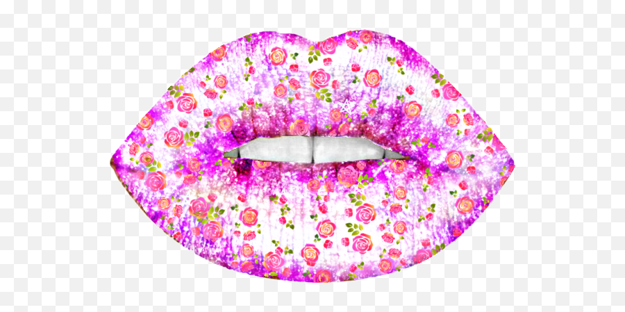 Levre Lips Mouth Bouche Rose Sticker By Aline Cooper - Girly Emoji,Rose In Mouth Emoji