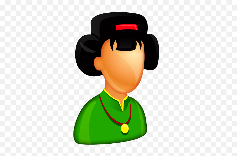Asian Female Boss Icon - Asian Icon Png Emoji,Chinese Girl Emoji