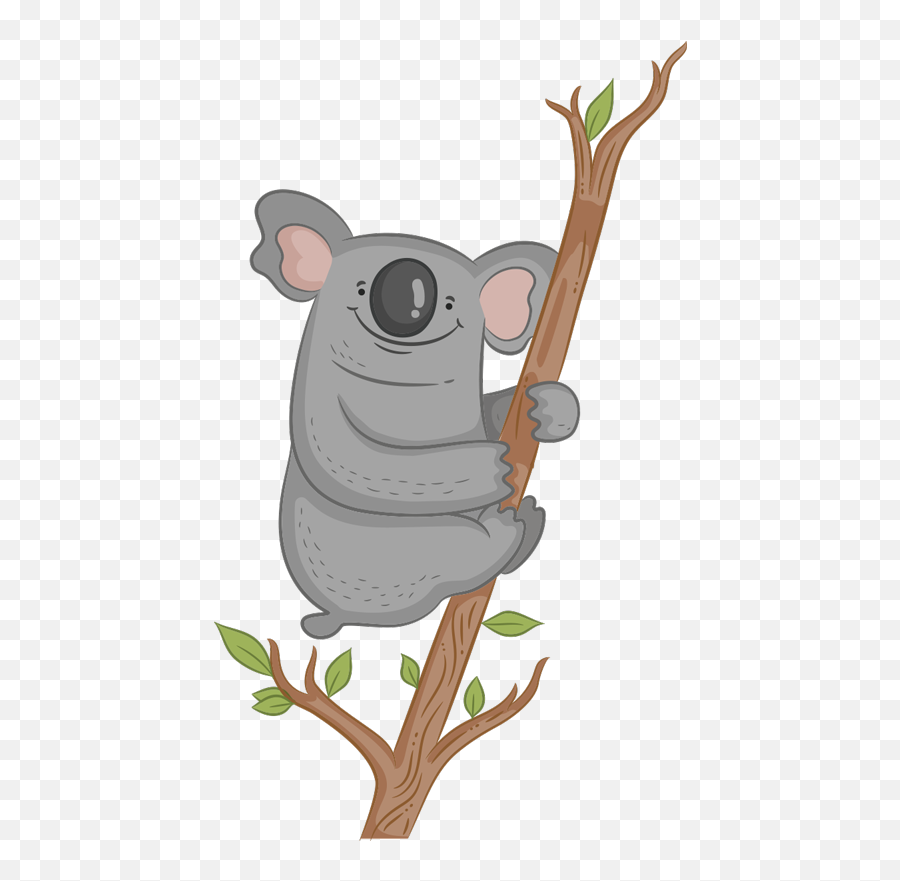 Koala Branch Illustration Wall Art - Pest Emoji,Witch Emoji Iphone