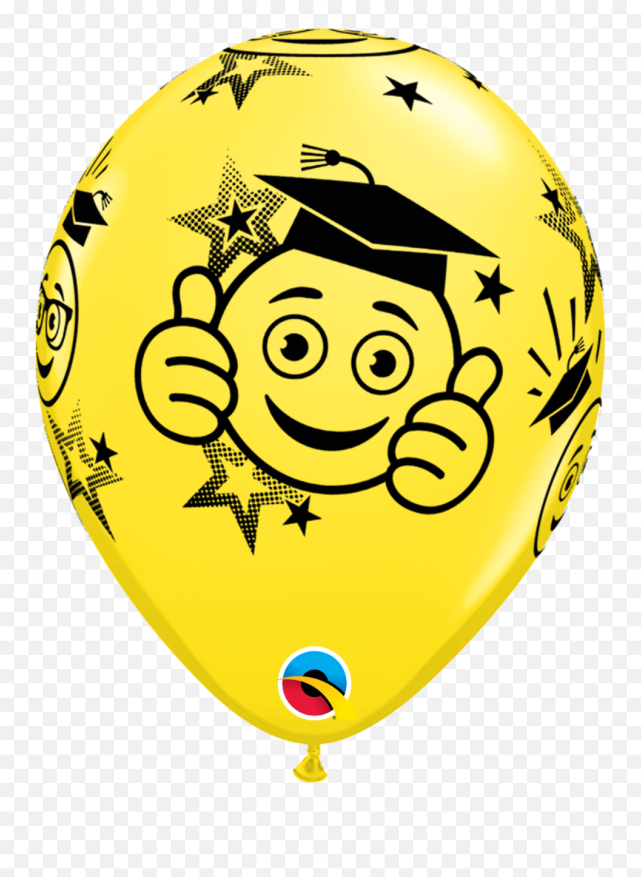 Graduation Emojis 11 Inch - Happy,Latex Emojis