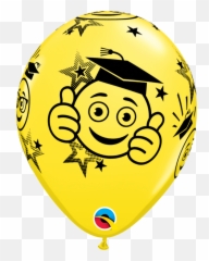 Graduation Emojis 11 Inch - Happy,Latex Emojis
