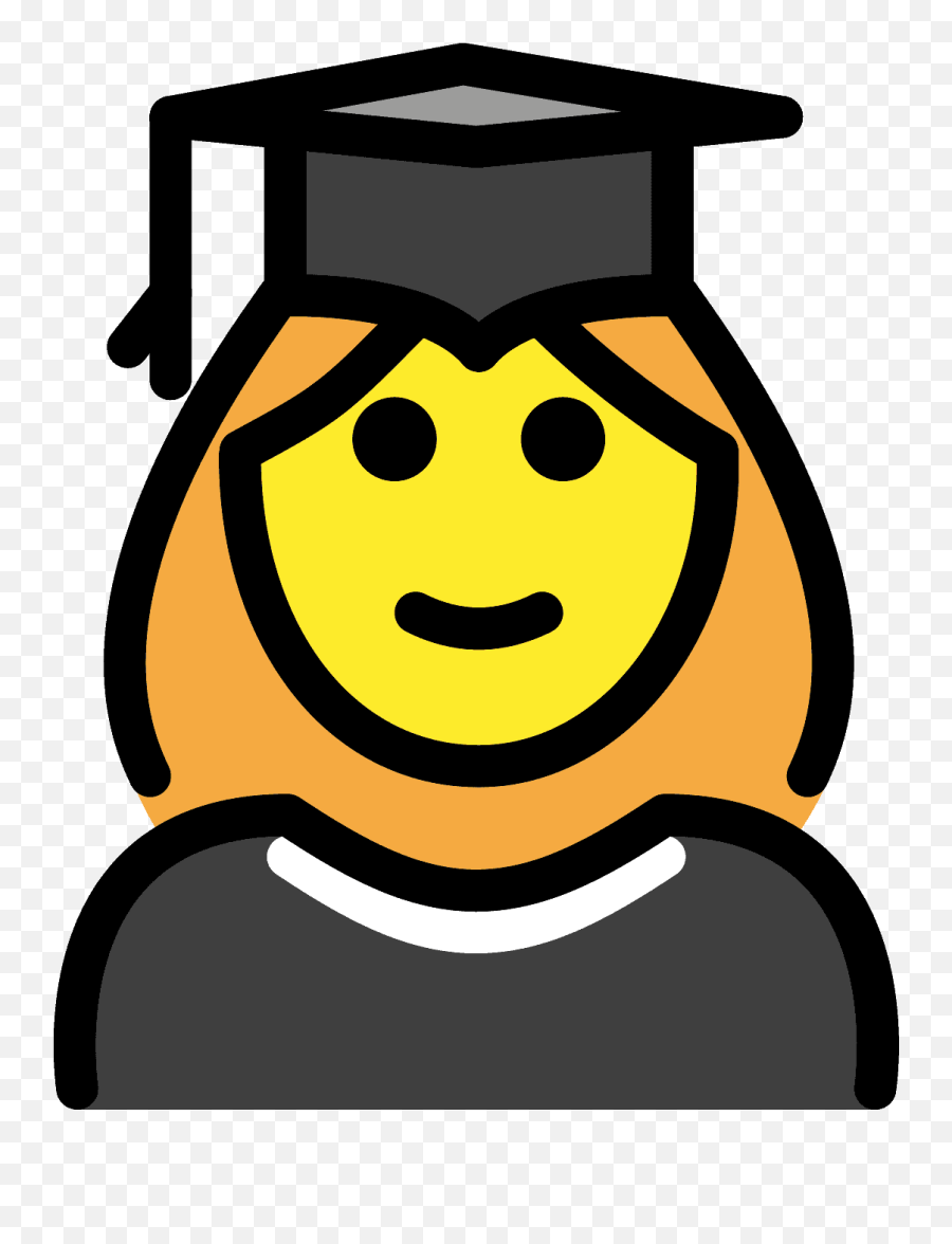 Woman Student Emoji Clipart Free Download Transparent Png,College Emoji