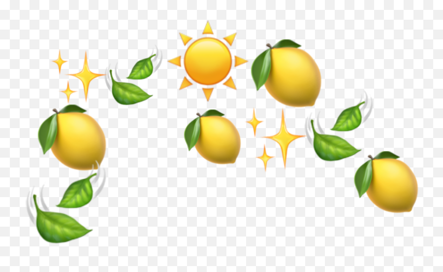 Lemonade Fruit Leaf Leaves Spark - Sweet Lemon Emoji,Lemon Emoji