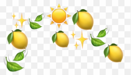 Lemonade Fruit Leaf Leaves Spark - Sweet Lemon Emoji,Lemon Emoji