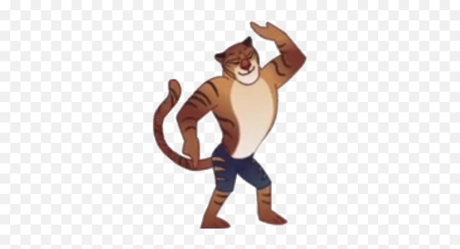 Tiger Dancer Emoji - Fictional Character,Tiger Emoji