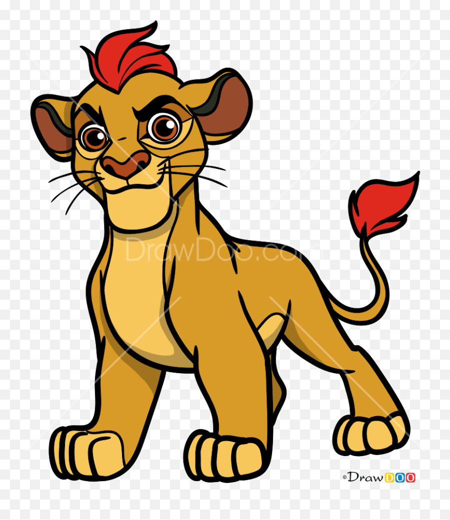 How To Draw Kion The Lion Guard - Draw The Lion Guard Emoji,Lion King Emoji