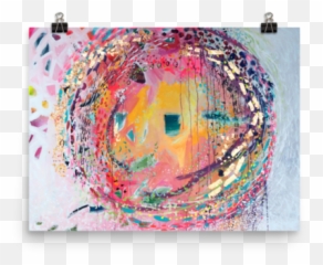 A Warm Personality Fine Art Print - Painting Emoji,How Can You Express Emotion Through Abstract Art