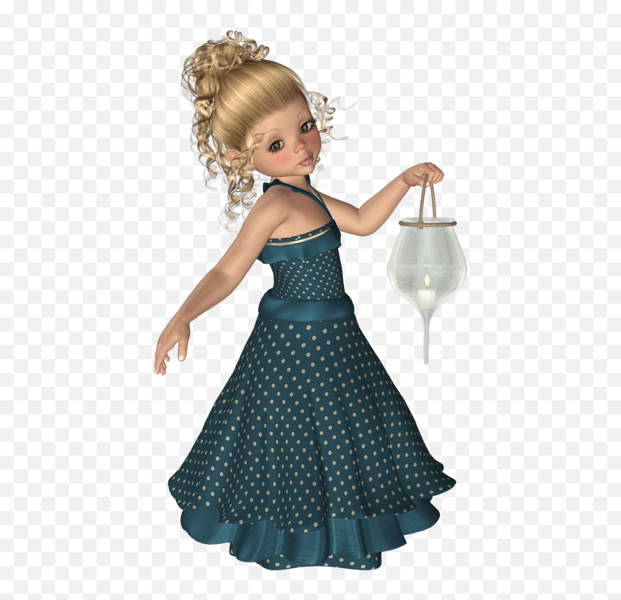 Description Fantasy Doll Girl Cartoon Girl Pictures - Girly Emoji,Emoticon Duda 3d